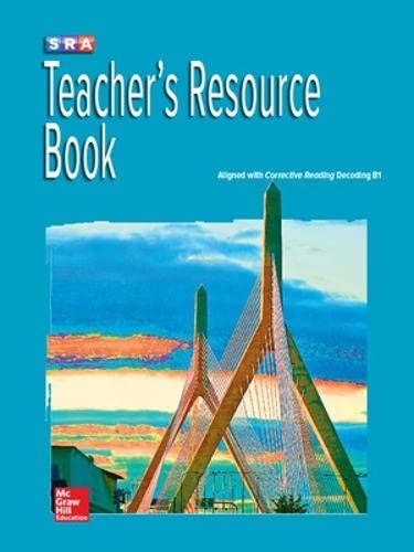 9780076112197: Corrective Reading Decoding Level B1, National Teacher Resource Book (CORRECTIVE READING DECODING SERIES)