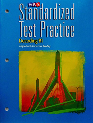 Stock image for Corrective Reading Decoding Level B1, Standardized Test Practice Blackline Master (Corrective Readin ; 9780076112210 ; 0076112217 for sale by APlus Textbooks