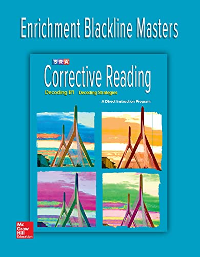 Stock image for Corrective Reading Decoding Level B1, Enrichment Blackline Master for sale by Orion Tech