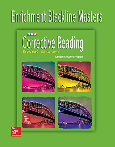 Stock image for Corrective Reading Decoding Level C, Enrichment Blackline Master for sale by Walker Bookstore (Mark My Words LLC)