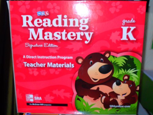 

SRA Reading Mastery Signature Edition A Direct Instruction Program Book A Level K ISBN 9780076121946