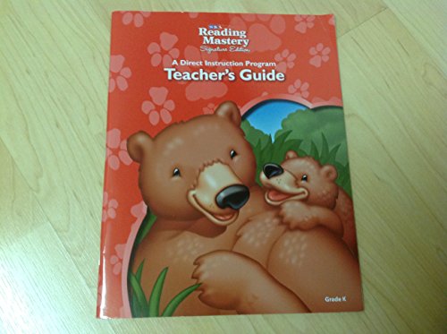 Imagen de archivo de Reading Mastery Reading/Literature Strand Grade K, Teacher Guide a la venta por The Book Cellar, LLC