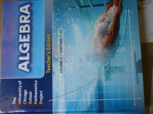 Imagen de archivo de Algebra Teaching Resources: Volume 2, Chapters 7-13 a la venta por Byrd Books