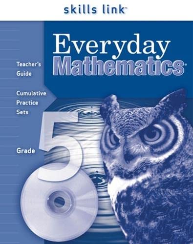 Stock image for Everyday Mathematics, Grade 5, Skills Link Update for sale by The Book Cellar, LLC