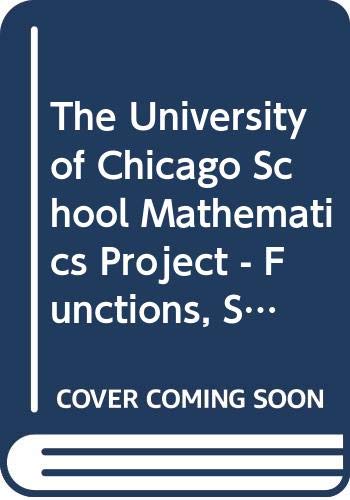 Stock image for The University of Chicago School Mathematics Project: Functions, Statistics and Trigonometry, Teachers Edition for sale by HPB-Red