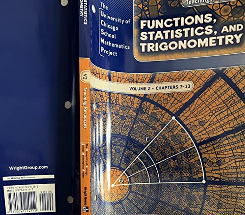 Immagine dell'editore per Functions, Statistics, and Trigonometry Volume 2 - Chapters 7-13 Teaching Resources venduto da Booksaver4world