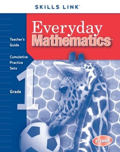 Stock image for Everyday Mathematics, Grade 1, Skills Links Teacher Edition (EVERYDAY MATH SKILLS LINKS) for sale by Allied Book Company Inc.