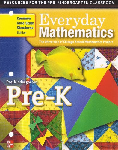 Stock image for Everyday Mathematics, Grade Pre-K, Resources for the Pre-K Classroom for sale by HPB-Red