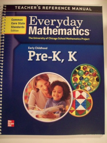 Imagen de archivo de Teacher's Reference Manual; Everyday Mathematics, Pre-K,K (University of Chicago School Mathematics Project, Early Childhood) a la venta por HPB-Red