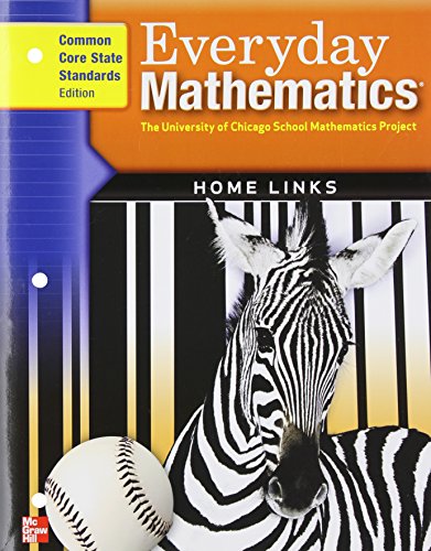 Stock image for Everyday Mathematics: The University of Chicago School Mathematics Project: Home Links Grade 3; Common Core State Standards Edition for sale by Allied Book Company Inc.
