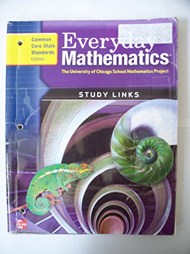 Imagen de archivo de Everyday Mathematics, Grade 6, Consumable Study Links a la venta por Wonder Book