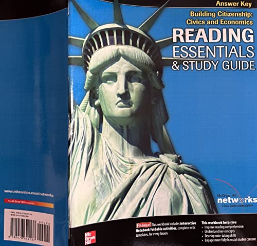 Stock image for Building Citizenship: Civics & Economics, Reading Essentials & Study Guide, Answer Key (McGraw Hill Networks) for sale by Books Unplugged