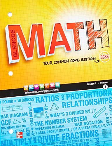 9780076605538: Glencoe Math, Course 1, Student Edition, Volume 1 (MATH APPLIC & CONN CRSE)