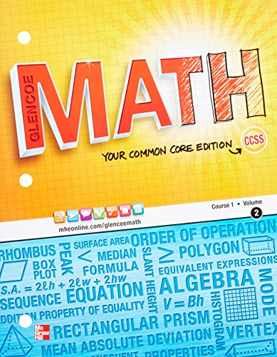 Stock image for Glencoe Math, Course 1, Student Edition, Volume 2 for sale by ThriftBooks-Dallas