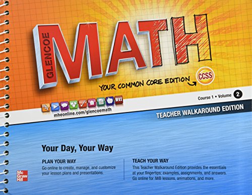 Stock image for Glencoe Math Common Core, Course 1 Volume 2, Teacher's Edition for sale by Textbooks_Source