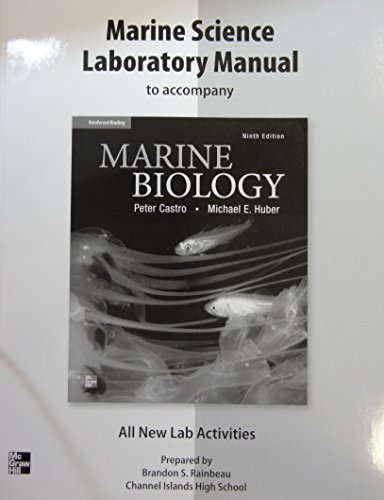 9780076637782: Castro, Marine Biology  2013 9e, Marine Science Lab Manual (A/P MARINE BIOLOGY)