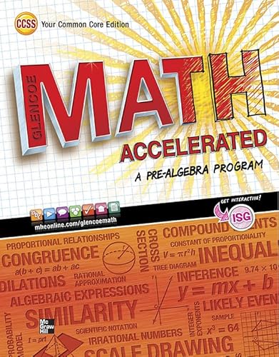 9780076637980 Glencoe Math Accelerated Student Edition