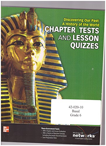 Stock image for Discovering Our Past A History of the World, Chapter Tests and Lesson Quizzes )2013 for sale by TextbookRush