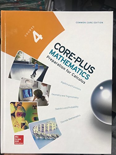 Stock image for Core-Plus Mathematics Preparation for Calculus for sale by HPB Inc.