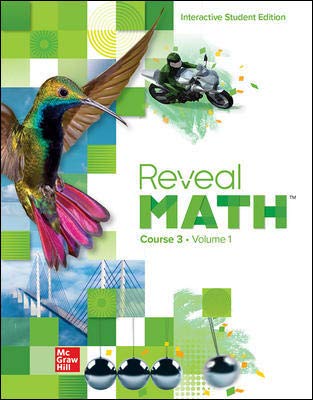 9780076673759: Reveal Math Course 3, Interactive Student Edition, Volume 1