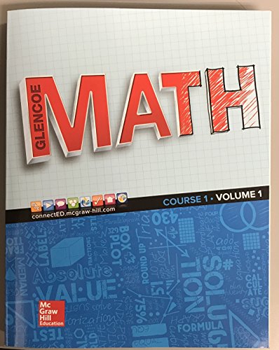 Stock image for Glencoe Math 2016, Course 1 Student Edition, Volume 1 (Gc Maths) for sale by Jenson Books Inc