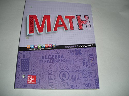 Stock image for Glencoe Math 2016, Course 3 Student Edition, Volume 2 for sale by SecondSale