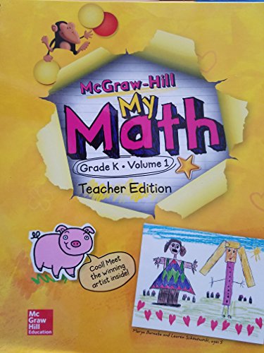 Stock image for My Math, Grade K Volume 1, Teacher Edition, 9780076685899, 0076685896 for sale by Nationwide_Text