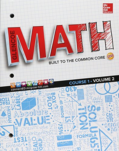 9780076709304: Glencoe Math, Course 1, Student Edition, Volume 2 (MATH APPLIC & CONN CRSE)