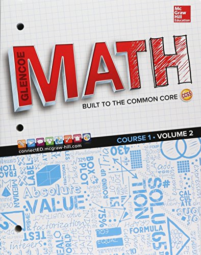 9780076709304: Glencoe Math, Course 1, Student Edition, Volume 2