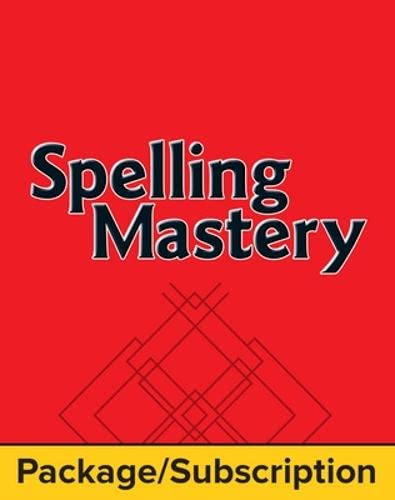 9780076731817: Spelling Mastery Level B Student Materials Package, 1-Year Subscription