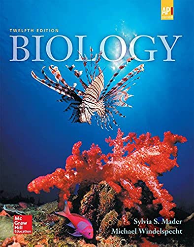 Stock image for Mader, Biology, 2016, 12e (Reinforced Binding) Student Edition (AP BIOLOGY MADER) for sale by HPB-Red