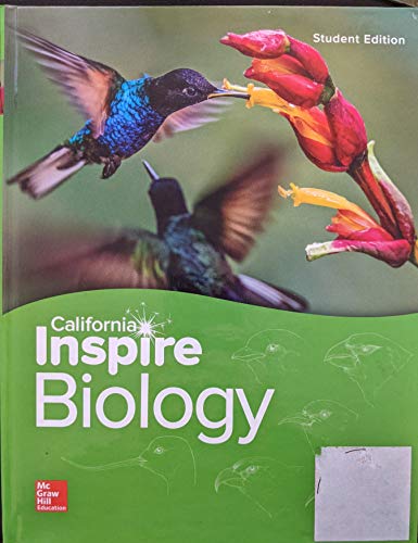 Stock image for California Inspire Science: Biology Student Edition, Pub Year 2020, 9780076742370, 0076742377 for sale by SecondSale
