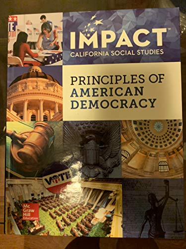 Stock image for Impact California Social Studies Principles of American Democracy for sale by ThriftBooks-Dallas