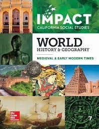 Beispielbild fr McGraw Hill Impact World HIstory and Geography Medieval and Early Times Grade 7 Student Edition zum Verkauf von BooksRun