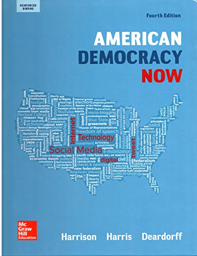Beispielbild fr Harrison, American Democracy Now, Reinforced Binding (AP AMERICAN DEMOCRACY (US GOVERNMENT)) zum Verkauf von GF Books, Inc.