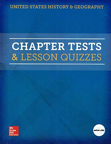 Stock image for United States History & Geography - Chapter Tests & Lesson Quizzes for sale by Booksaver4world