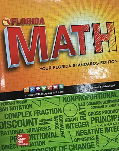 Beispielbild fr Florida MATH: Your Florida Standards Edition - Course 1 Advanced zum Verkauf von SecondSale