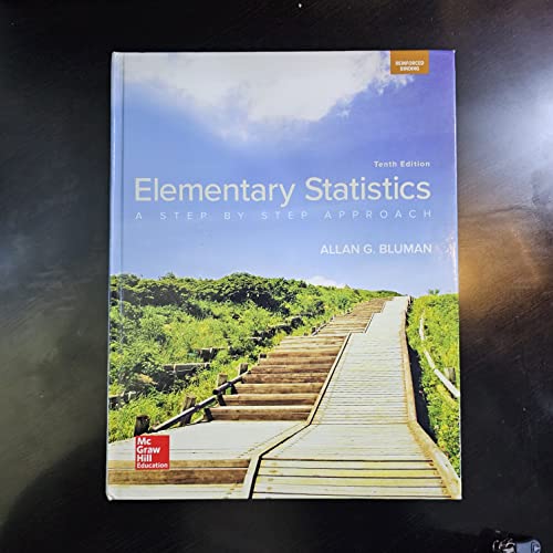 Stock image for Bluman, Elementary Statistics, 2018, 10e, Student Edition (A/P STATISTICS) for sale by Books of the Smoky Mountains