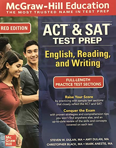 9780076820238: ACT & SAT Text Prep for English, Reading, and Writing - Red Edition