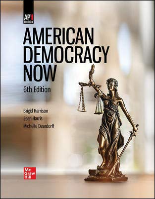 Imagen de archivo de Harrison, American Democracy Now, 2019, 6e, (AP Ed), Student Edition (AP AMERICAN DEMOCRACY (US GOVERNMENT)) a la venta por GF Books, Inc.