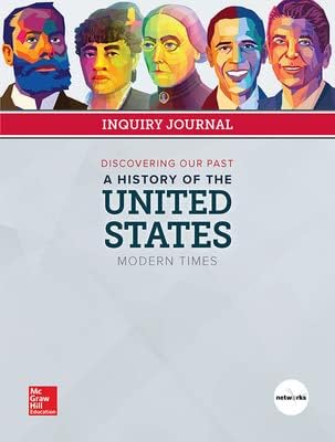 Stock image for Discovering Our Past : A History of the United States-modern Times, Inquiry Journal for sale by GreatBookPrices