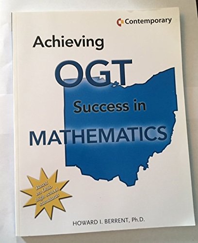 Imagen de archivo de Achieving OGT Success in Mathematics a la venta por HPB-Red