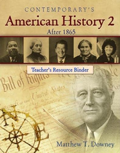 American History 2 (After 1865), Teacher's Resource Binder' (9780077044398) by Downey, Matthew