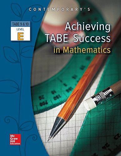 9780077044671: Achieving TABE Success In Mathematics, Level E Workbook (Achieving TABE Success for TABE 9 & 10)