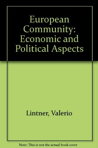 Stock image for The European Community: Economic And Political Aspects for sale by WorldofBooks