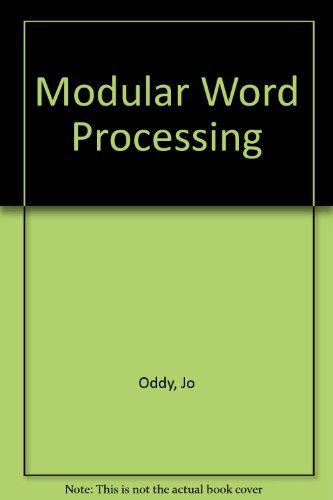 9780077072766: Modular Word Processing
