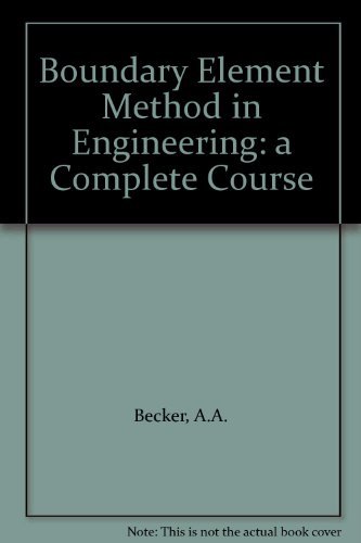 9780077074159: The boundary element method in engineering: A complete course