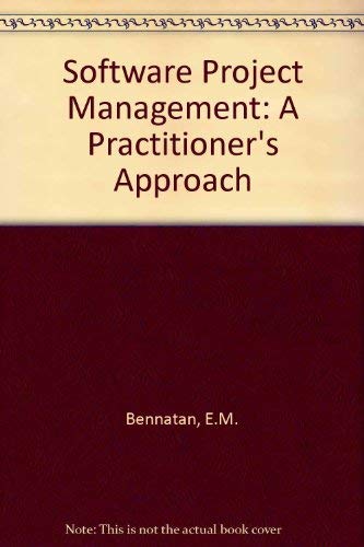 Stock image for Software Project Management: A Practitioner's Approach for sale by medimops