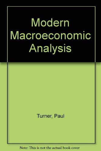 9780077077174: Modern MacRoeconomic Analysis