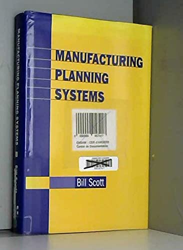 Beispielbild fr Manufacturing Planning Systems zum Verkauf von WorldofBooks